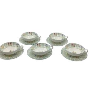Noritake (ノリタケ) カップ&ソーサー ② フロローラ 5Pセット