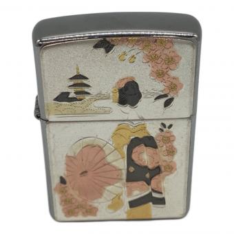 ZIPPO 蒔絵調 古都と舞子 2022年7月製造
