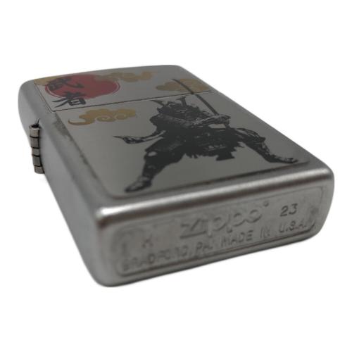 ZIPPO 武者 プリント柄 2023年8月製造