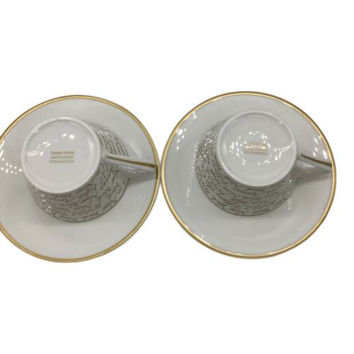 TIFFANY & Co. (ティファニー) カップ&ソーサー ノーツ 2Pセット