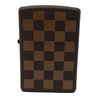 ZIPPO 市松模様 ブラウン 2006年11月製造