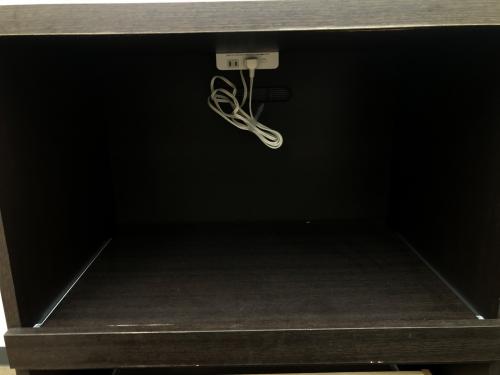 キッチンカウンター ダークブラウン×シルバー　 ステンレストップ