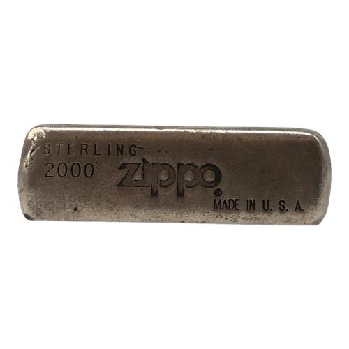 箱付き 2000年製 zippo スターリングシルバー製ジッポ ZIPPO STERLING