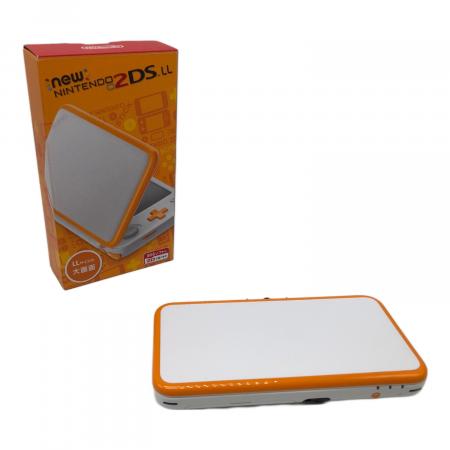 Nintendo New 2DS LL ホワイト オレンジ 本体のみ ジャンク New