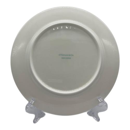 TIFFANY & Co. (ティファニー) デザートプレートセット プラチナブルーバンド 2Pセット