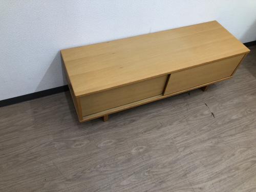 無印良品 (ムジルシリョウヒン) テレビボード ナチュラル 2枚扉 オーク材