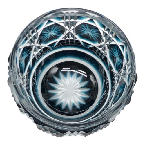 薩摩びーどろ工芸 (サツマビードロコウゲイ) お猪口 001106 薩摩切子