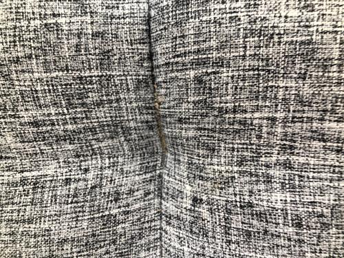 ソファーベッド グレー 座面シミ複数