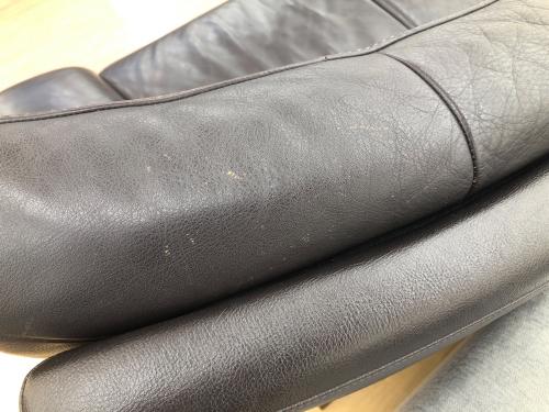 karimoku (カリモク) 2人掛けソファー ダークブラウン 215 ZU4612 総革