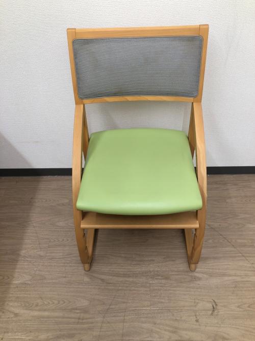 karimoku (カリモク)ずっとサポートファミリー デスクチェア ナチュラル×グリーン XT2401