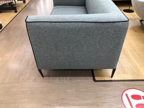 songdream (ソングドリーム) 2人掛けソファー グレー 112 ファブリック