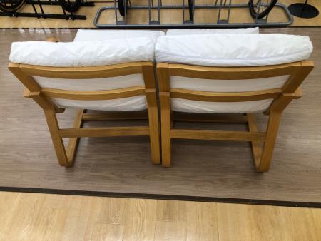 無印良品ソファ ツートンカラー 無印良品 (ムジルシリョウヒン) 2人掛けソファー アイボリー
