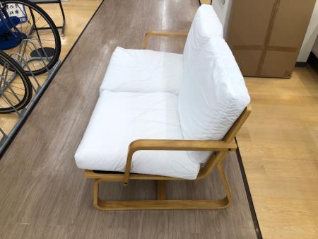無印良品 (ムジルシリョウヒン) 2人掛けソファー アイボリー