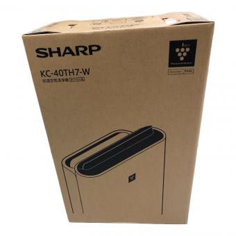 SHARP (シャープ) 加湿空気清浄機 加湿 木造:7畳 鉄筋:11畳 2022年モデル KC40TH7-W プラズマクラスター 空気清浄:18畳 程度S(未使用品) 未使用品