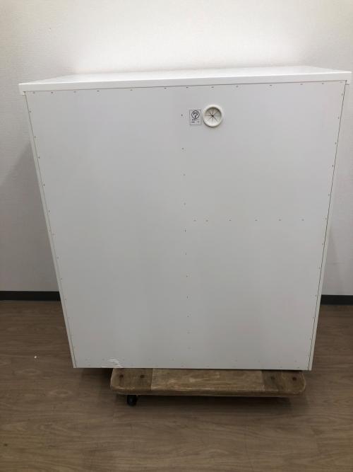 ニトリ 1枚扉キッチンカウンター ホワイト 引き出し付