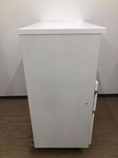 ニトリ 1枚扉キッチンカウンター ホワイト 引き出し付