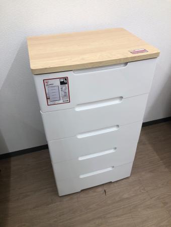 IRIS OHYAMA (アイリスオーヤマ) 収納BOX ナチュラル×ホワイト 5枚扉 HG-555