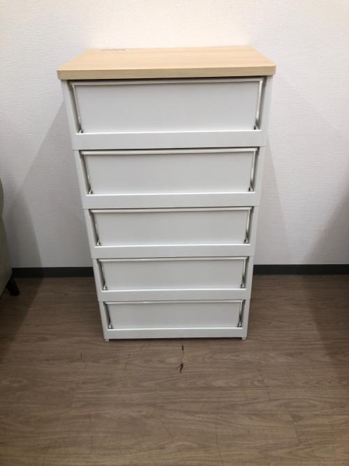 IRIS OHYAMA (アイリスオーヤマ) 収納BOX ナチュラル×ホワイト 5枚扉 HG-555