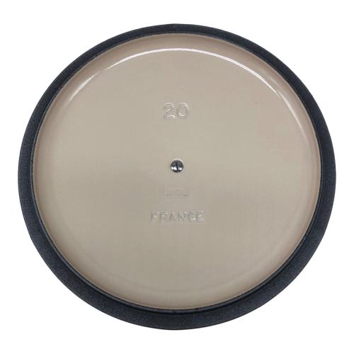LE CREUSET (ルクルーゼ) ホーロー両手鍋 レッド 20cm/2.4L ココットロンド