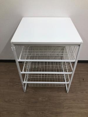 IKEA (イケア) ラック ホワイト 4段ワイヤー引き出し JONAXEL