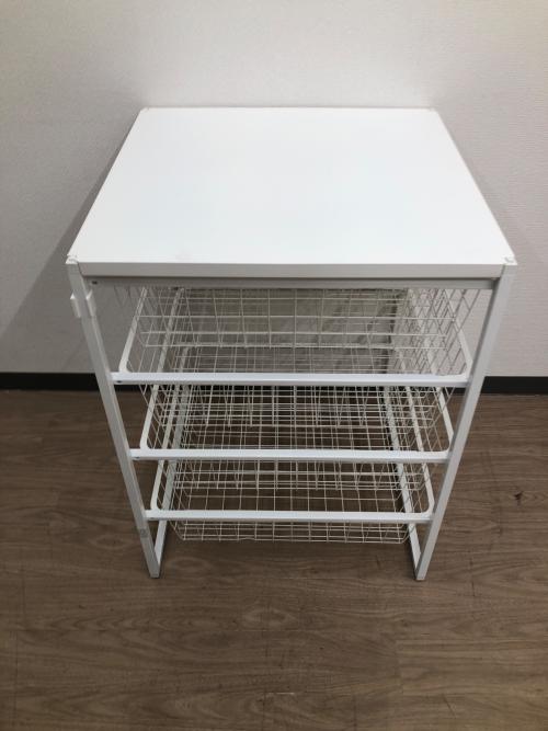 IKEA (イケア) ラック ホワイト 4段ワイヤー引き出し JONAXEL