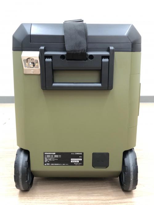 クーラーボックス 充電式保冷温庫 オリーブ CW004G 2021年製　別売り急速充電器･バッテリー2点付き