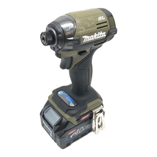 充電式インパクトドライバ(フルセット)オリーブ TD002GRDX0 純正バッテリー 79399