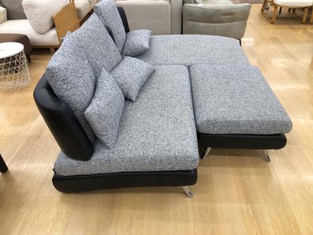 カウチソファー グレー 81 3人掛け ファブリック｜トレファクONLINE