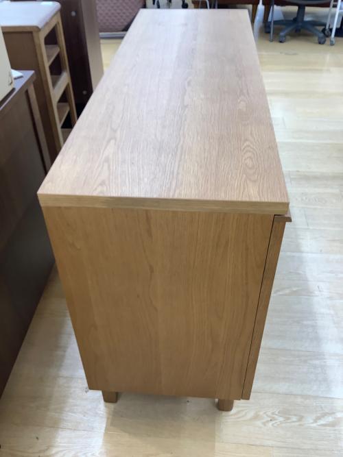 UNICO (ウニコ) キャビネット ナチュラル 2枚扉 3段引き出し KIRP