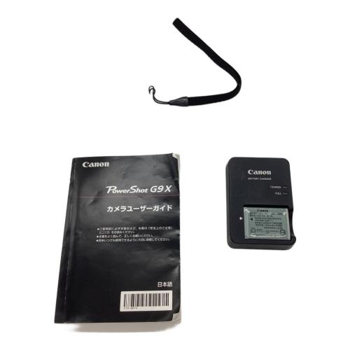 CANON (キヤノン) コンパクトデジタルカメラ G9X 2020万画素 1型CMOS (裏面照射型) 専用電池 SDXCカード対応 ISO125～12800 6コマ/秒 1～1/2000 秒 261053800241