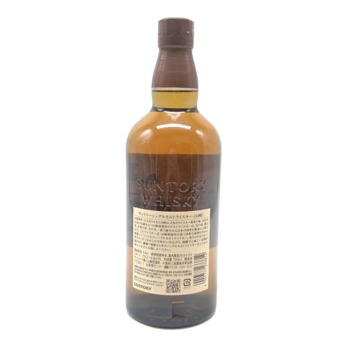 ジャパニーズウィスキー 山崎 シングルモルト 700ml 未開封品
