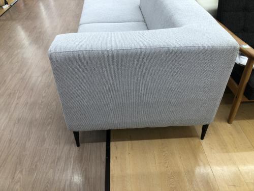 FUJIEI (藤栄) サイドソファ ライトグレー 3人掛け DANKE One ArmSofa