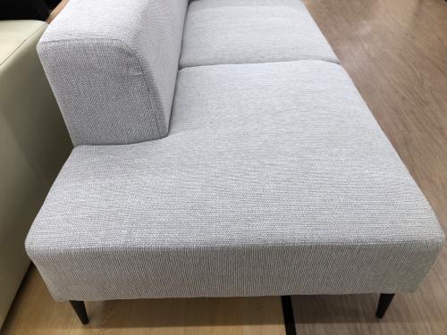 FUJIEI (藤栄) サイドソファ ライトグレー 3人掛け DANKE One ArmSofa