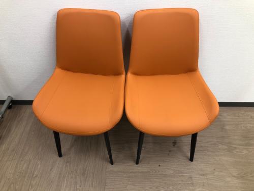 アーバン通商 (アーバンツウショウ) セラミックダイニング5点セット ホワイト×オレンジ 5点セット