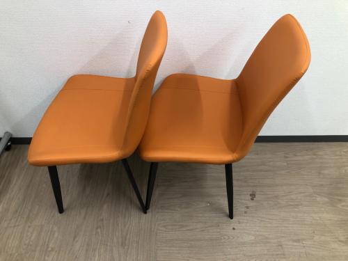 アーバン通商 (アーバンツウショウ) セラミックダイニング5点セット ホワイト×オレンジ 5点セット