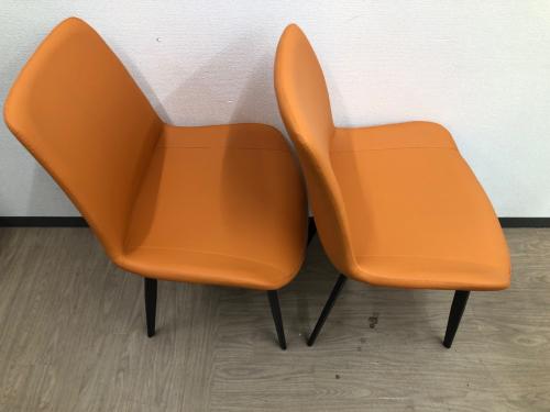 アーバン通商 (アーバンツウショウ) セラミックダイニング5点セット ホワイト×オレンジ 5点セット