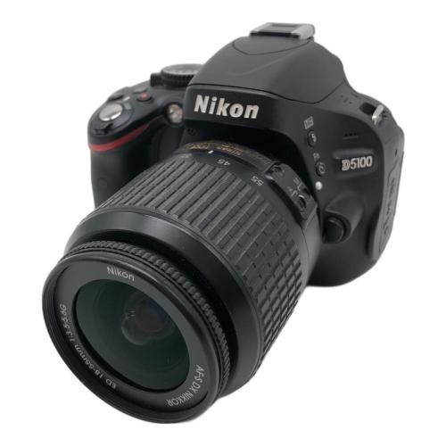 Nikon (ニコン) デジタル一眼レフカメラ 画面に横線有 D5100 1620万画素 APS-C 23.6mm×15.6mm CMOS 専用電池 2257920