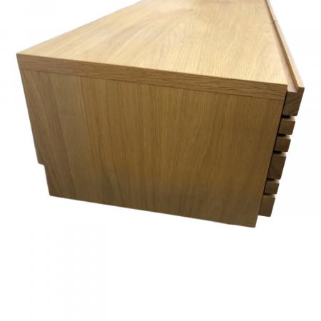 【トレファク府中店】無印良品　廃版品　タモ材テレビボード 無印良品 (ムジルシリョウヒン) テレビボード ナチュラル 2枚扉 オーク
