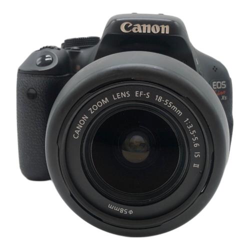 CANON デジタル一眼レフカメラ (ダブルズームキット) ※ステレオAVケーブル、付属ディスク2枚欠品
