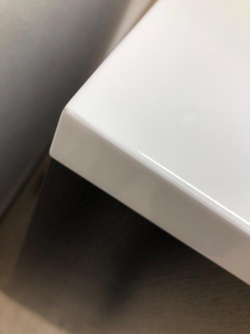 3枚扉キッチンカウンター ダークブラウン ニトリ