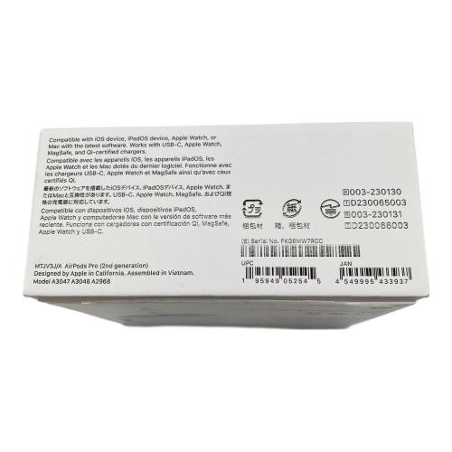 Apple (アップル) AirPods Pro(第2世代)　MTJV3J/A　開封済み未使用品