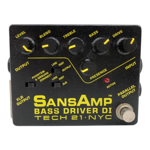 ベースエフェクター SANSAMP BASS DRIVER DI TECH21・NYC 動作確認済み