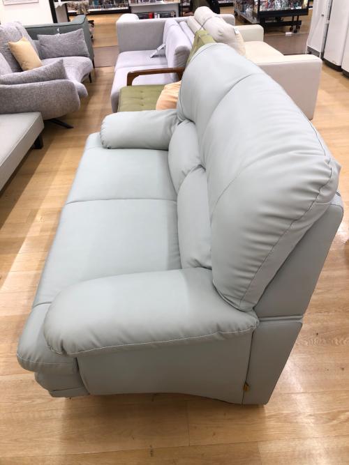 関家具 (セキカグ) スイート2人掛けソファー スカイブルー 足付き SWEET