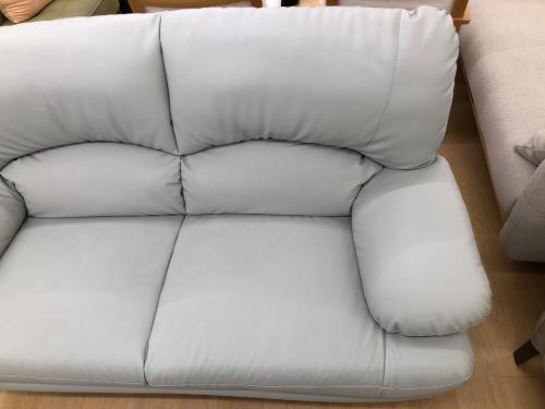 関家具 (セキカグ) スイート2人掛けソファー スカイブルー 足付き SWEET