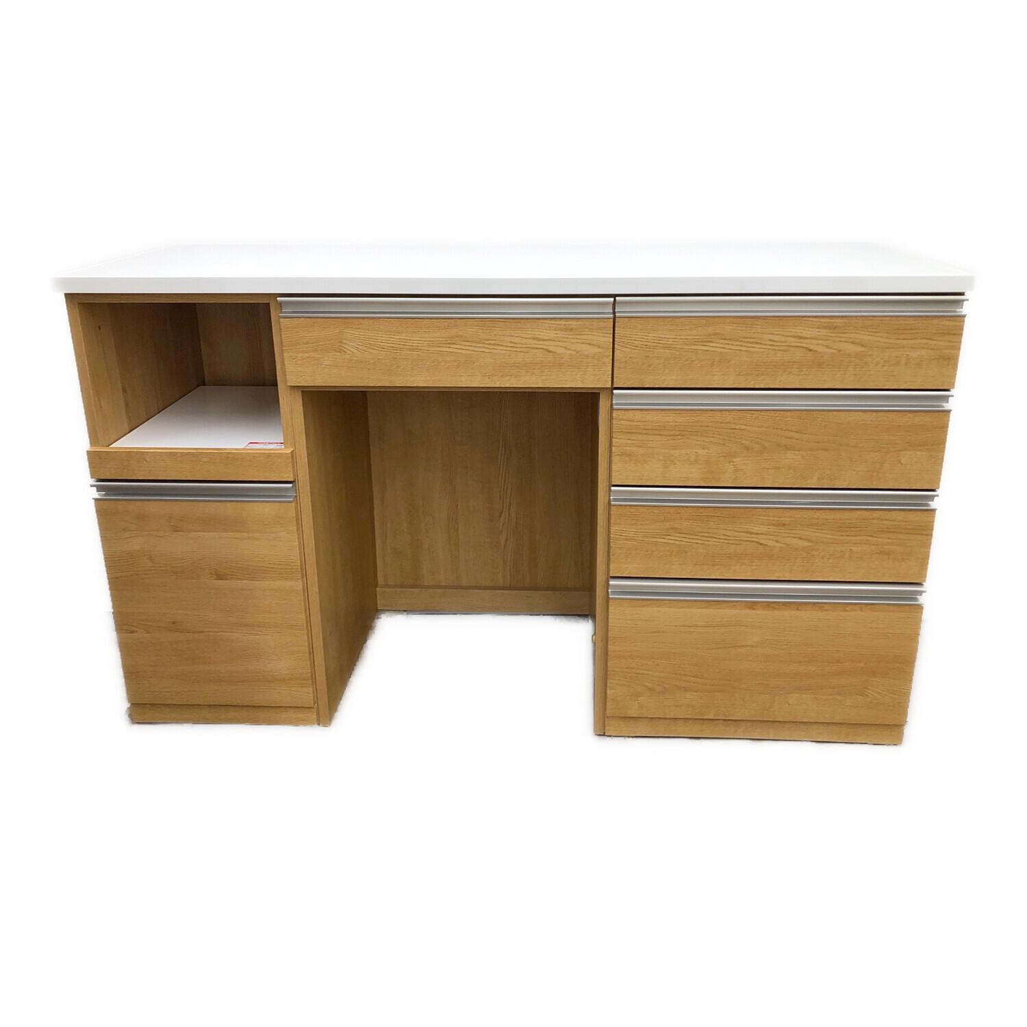 ニトリ キッチンカウンター ブラウン 278 1枚扉・4段 リガーレ