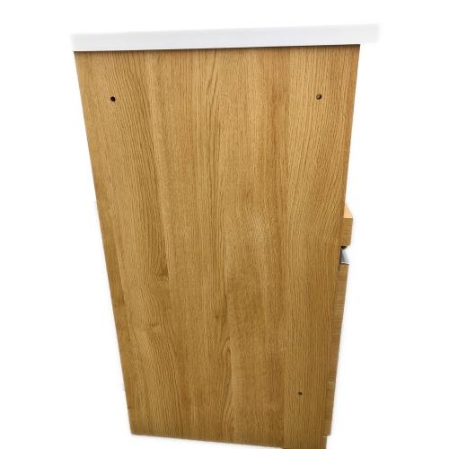 ニトリ キッチンカウンター ブラウン 278 1枚扉・4段 リガーレ