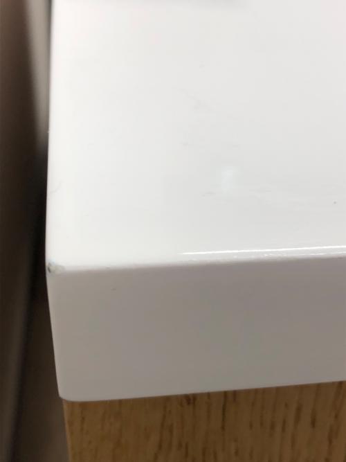 ニトリ キッチンカウンター ブラウン 278 1枚扉・4段 リガーレ