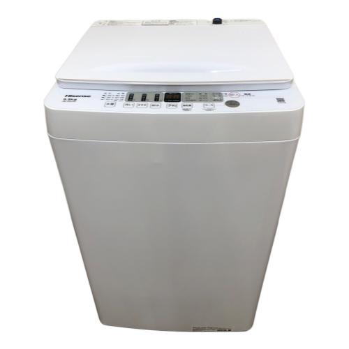 Hisense (ハイセンス) 全自動洗濯機 5.5kg HW-55E2W 2024年製 クリーニング済 50Hz／60Hz