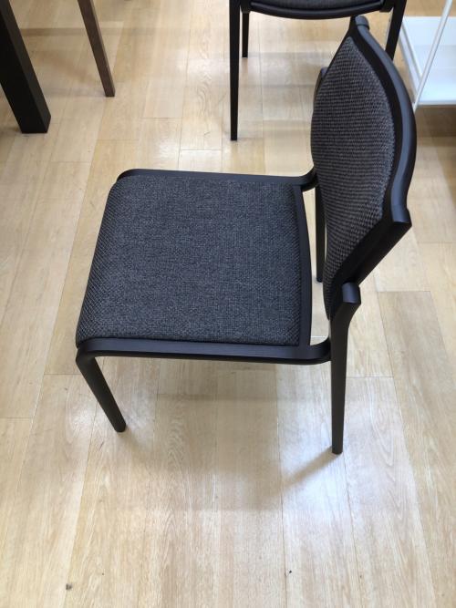 arflex (アルフレックス) ダイニング5点セット ブラウン×ブラック  チェア：NU SLIM テーブル：aurora