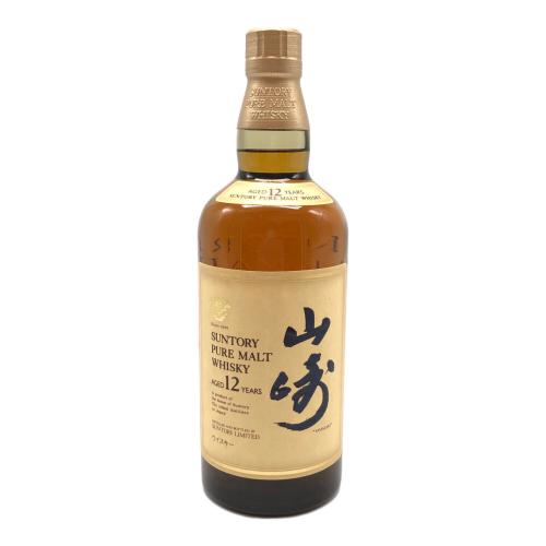 山崎 サントリーピュアモルトウィスキー 750ml 12年 未開封
